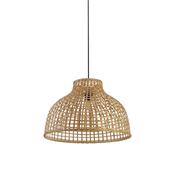 Bali - White Pendant with Natural Bamboo Shade image