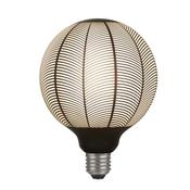 Searchlight - E27 Dimmable Black Pattern Small Globe Bulb 4W - 100 lm image