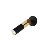 Searchlight 82122-1BK Merrygold - Black &amp; Amber Wall Lamp image