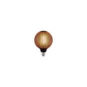 Searchlight - E27 Dimmable Black Pattern Globe Bulb 4W - 120 lm image