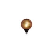 Searchlight - E27 Dimmable Black Pattern Globe Bulb 4W - 100 lm image