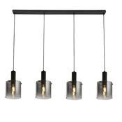 Searchlight 88910-4BK Sweden - Matt Black over Island Fitting image