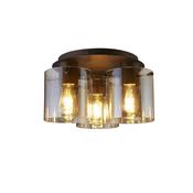 Searchlight 88911-3MO Sweden - Matt Brown 3 Light Flush