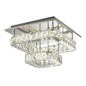 Clover - Chrome LED Flush with Crystal image