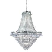 Versailles - Traditional Chrome 19 Light Chandelier with Crystal image