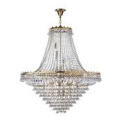 Versailles - Traditional Gold 19 Light Chandelier with Crystal image