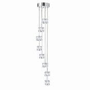 Searchlight-6778-8-LED Ice Cube - LED Crystal, Chrome Cluster image