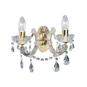 Searchlight 699-2 Marie Therese - Crystal Glass Wall Lamp image