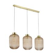 Searchlight NIK-SP3-SB+3x01NIK-AM Nikita - Satin Brass Fitting