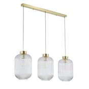 Searchlight NIK-SP3-SB+3x01NIK-CL Nikita - Satin Brass Fitting