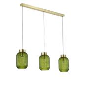 Searchlight NIK-SP3-SB+3x02NIK-GR Nikita - Satin Brass Fitting