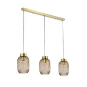 Searchlight NIK-SP3-SB+3x02NIK-AM Nikita - Satin Brass Fitting