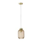 Searchlight NIK-SP1-SB+02NIK-AM Nikita - Satin Brass Pendant