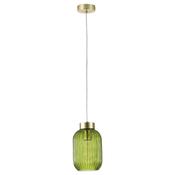 Searchlight NIK-SP1-SB+02NIK-GR Nikita - Satin Brass Pendant