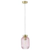 Searchlight NIK-SP1-SB+02NIK-PI Nikita - Satin Brass Pendant