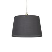 Clyde - Shade Only - 30 cm Charcoal Cotton Shade image