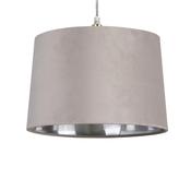 Velvet - Shade Only - 30 cm Mink Velvet Shade with Silver Inner image