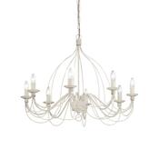 Ideal Lux 005898 Corte - Antique White 8 Light Central Fitting