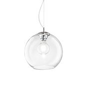 Nemo - Chrome Pendant with Clear Glass Ø 30 cm image