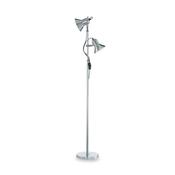 Ideal Lux 061122 Polly - Adjustable Chrome 2 Light Floor Lamp image