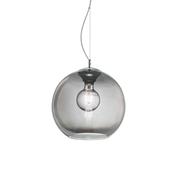 Nemo - Chrome Pendant with Smoked Glass Ø 30 cm image