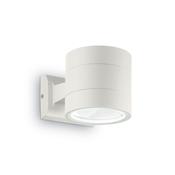 Ideal Lux 144283 Snif Round - Outdoor White Up &amp; Down Wall Lamp