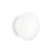Ideal Lux 158907 Bubble - Outdoor Matt White Wall/Ceiling Lamp