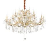 Napoleon - Gold 18 Light Chandelier with Clear Glass &amp; Crystal image
