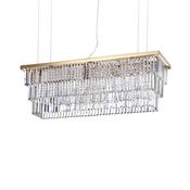 Ideal Lux 213583 Martinez - Gold 8 Light over Island Fitting