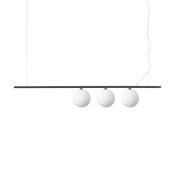 Ideal Lux 307008 Perline - Black 3 Light over Island Fitting