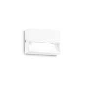 Ideal Lux 316901 Dedra - White Surface Downlight LED Brick Light