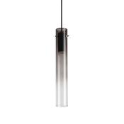 Ideal Lux 345512 Flam - Black LED Pendant with Ombre Smoked image