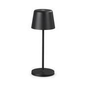 Ideal Lux 346908 Cute - Black Rechargeable Table Lamp IP65 image