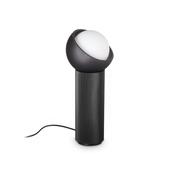 Bloom - Black Table Lamp with White Glass image