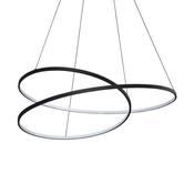 Ideal Lux 364896 Oz - Black LED Pendant Ø 100 cm image