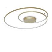 Ideal Lux 365022 Oz - Brushed Brass LED Flush Ø 100 cm image