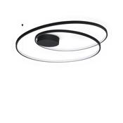Ideal Lux 365053 Oz - Black LED Flush Ø 80 cm image