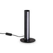 Ideal Lux 366081 Dorica - Ribbed Black LED Table Lamp image