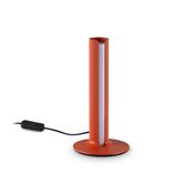 Ideal Lux 366098 Dorica - Ribbed Orange LED Table Lamp image
