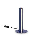 Ideal Lux 366104 Dorica - Ribbed Blue LED Table Lamp image