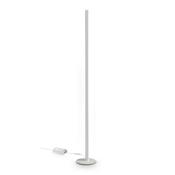 Ideal Lux 366111 Dorica - Ribbed White LED Floor Lamp image