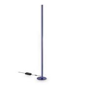 Ideal Lux 366135 Dorica - Ribbed Blue LED Floor Lamp image