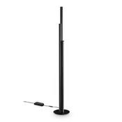Ideal Lux 366234 Dorica - Ribbed Black 3 Light LED Floor Lamp image