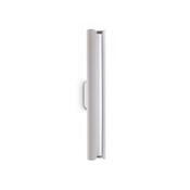 Ideal Lux 366258 Dorica - Ribbed White LED Wall Lamp image