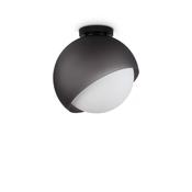 Bloom - Black Ceiling Lamp with White Glass ∅ 30 cm image
