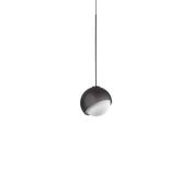 Bloom - Black Pendant with White Glass ∅ 11.5 cm image