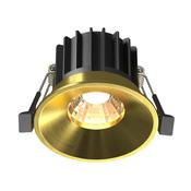 Maytoni DL058-12W3K-BS Round - Brass LED Recessed Downlight