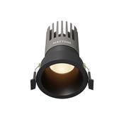 Maytoni DL118-15W-3K-B Dip - Black LED Recessed Downlight image