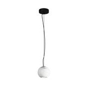 Basic Texture - Black Pendant with White Marble image