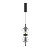 Maytoni MOD478PL-L8B3K Double Moon - Black LED Pendant image